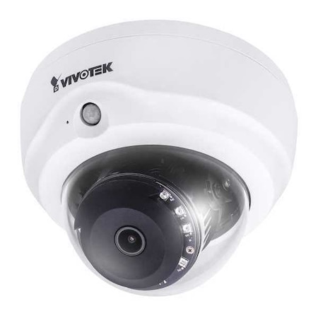 Vivotek IP Camera, 2.80mm Focal L, Indoor, 5 MP FD8182-F2