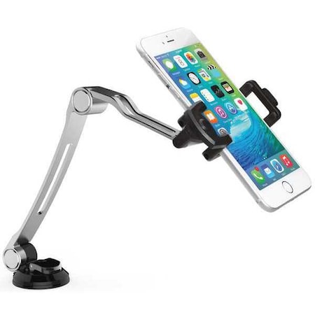 Cta Digital Arm Tablet Stand, Silver, Plastic, 1-1/2" W SM-CFA
