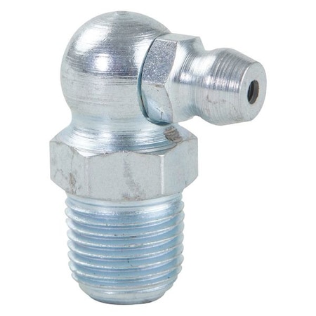 Westward Grease Fitting, 30 Deg., Stl, 31/32" L, PK10 52PA18