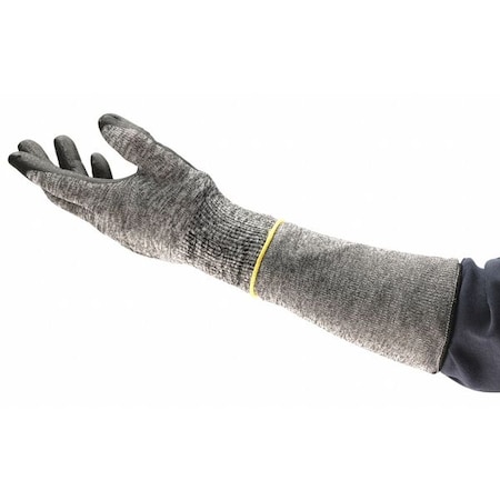 Ansell Hyflex Cut Resistant Sleeve, 10" L, Gray 11-270