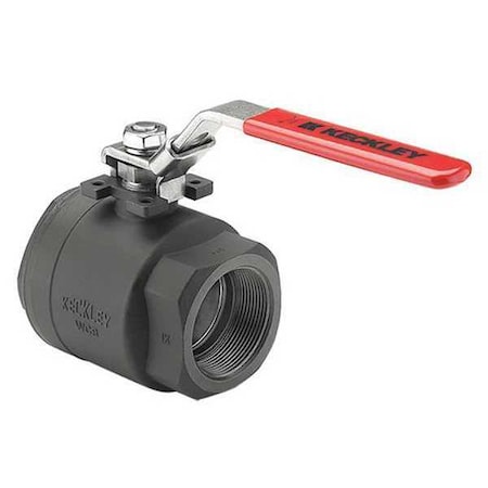 Keckley 3/4" FNPT Carbon Steel Ball Valve Inline BVS2THFCSRGSL-075