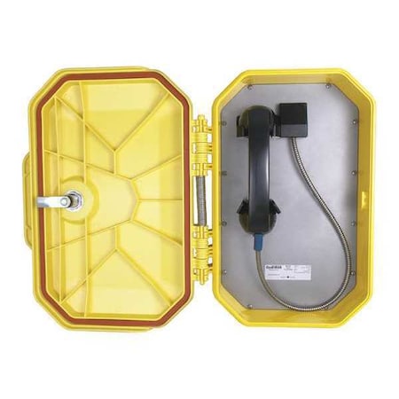 Guardian Telecom Hazardous Area Telephone, Armored Cord WTR-41-V-H