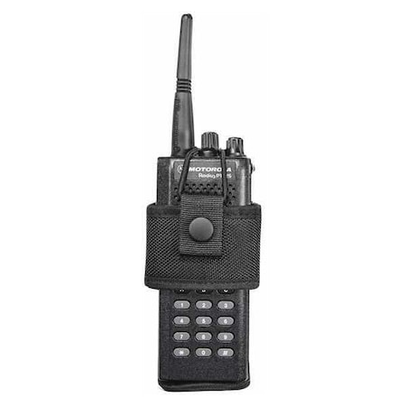 Heros Pride Radio Pouch, Nylon, Black, M, Snap 1042