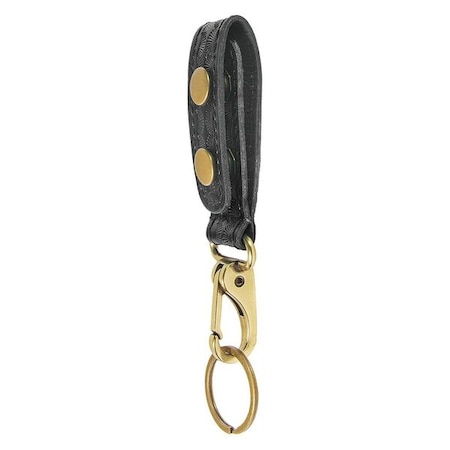 Heros Pride Key Holder, Synthetic Leather, Black, Universal, Snap 1487WG