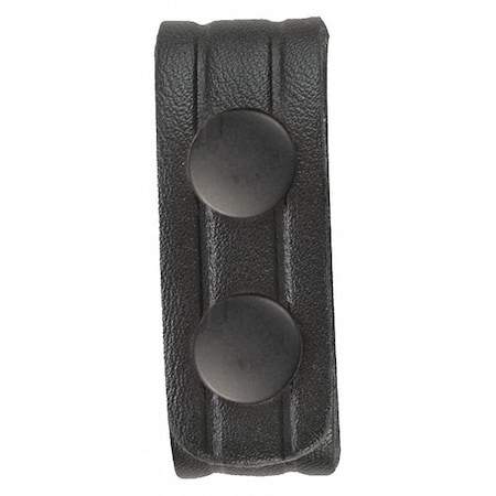 Heros Pride Belt Keeper, Synthetic Leather, Black, Universal, Snap 1499PB