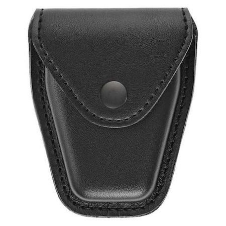Heros Pride Handcuff Pouch, Synthetic Leather, Black, S, Snap 1450PB