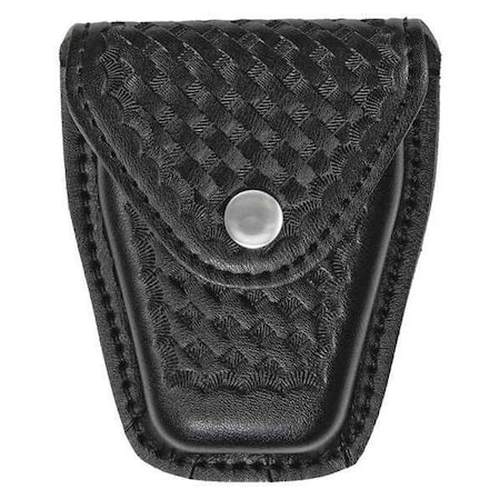 Heros Pride Handcuff Pouch, Synthetic Leather, Black, S, Snap 1450WN