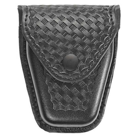 Heros Pride Handcuff Pouch, Synthetic Leather, Black, Universal, Snap 1455WB