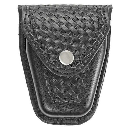 Heros Pride Handcuff Pouch, Synthetic Leather, Black, Universal, Snap 1455WN