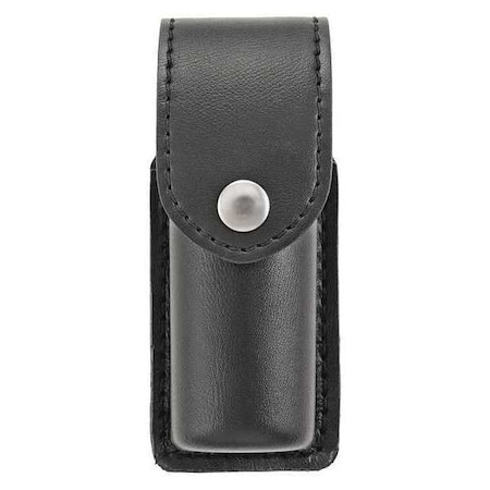 Heros Pride Pepper Spray Holster, Synthetic Leather, Black, S, Snap 1458PN