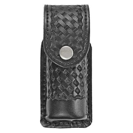 Heros Pride Pepper Spray Holster, Synthetic Leather, Black, S, Snap 1458WN