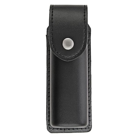Heros Pride Pepper Spray Holster, Synthetic Leather, Black, M, Snap 1460PN