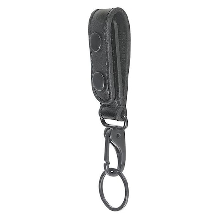 Heros Pride Key Holder, Leather, Black, Universal, Snap 1487PB
