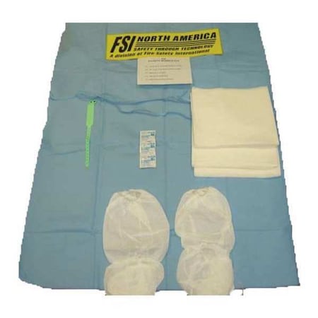 Fsi Decon Kits, 12" W x 12" L x 6" D, PK5 F-RDK