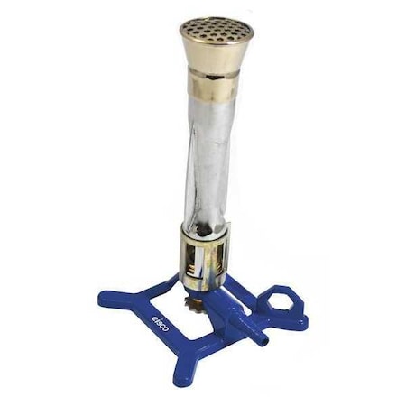 Eisco Scientific No Tip Bunsen Burner, Meker, Natural Fuel CH0996NG