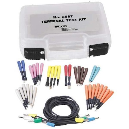 Otc Terminal Test Kit, Plastic/Metal/Rubber 3587