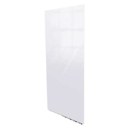 Ghent Dry Erase Board, Glass, 96 in, 48 in, No Frame Frame, White, Gloss ARIASM84WH