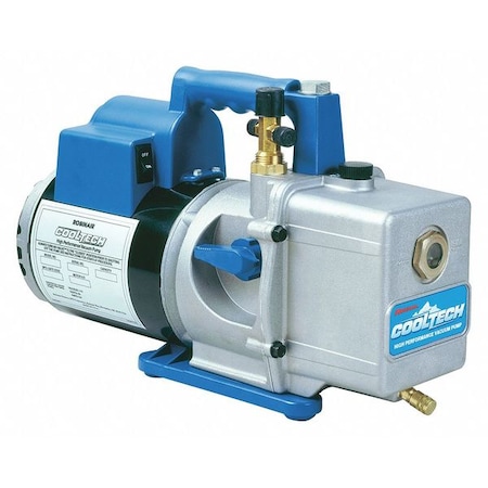 Robinair Pump, 1/2 HP, 35 Microns End Vac. 15600