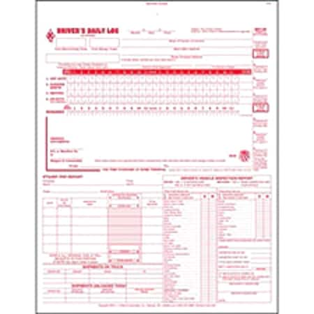 Jj Keller Drivers Logbook 5 In 1, With Carbon 8540