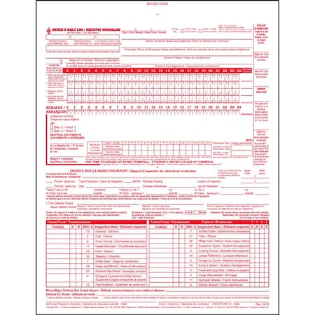 Jj Keller Canadian Drivers Logbook, With Carbon 8551