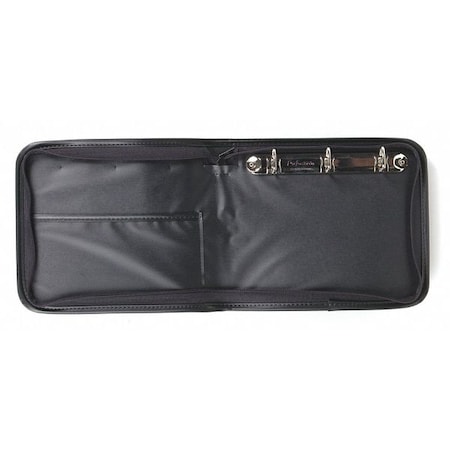 Jj Keller Log Book Holder, Hard Surface, Black 5557