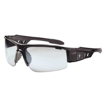 Ergodyne DAGR-AF, Safety Glasses, Anti-Fog, Indoor/Outdoor Lens, Black Frame, Half-Frame DAGR-AF