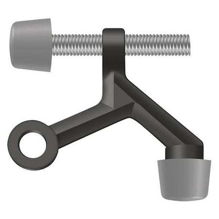 Deltana Door Stop, Zinc, Bronze, 1-7/8"H x 3/4"W ZHP70U10B