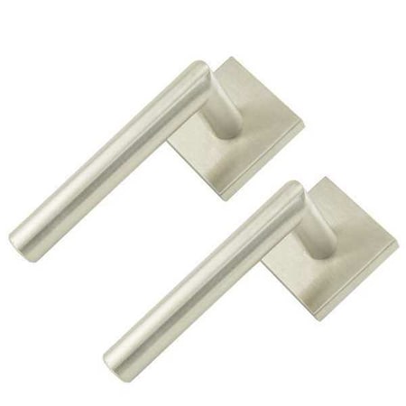 Omnia Lever Lockset, 12 Design/Square Rose 12S/00.PD32D