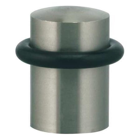 Omnia Door Stop, Steel, Silver, 1-11/16"H x 1-1/16"W 7000.32D