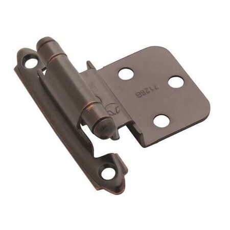 Amerock Spring Hinge, Zinc, Oil Rubbed Bronze BP3428ORB