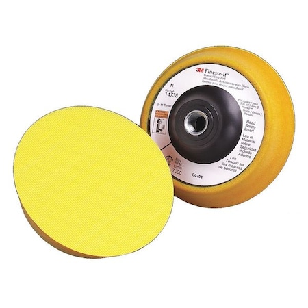 3M Adhesive/PSA Disc Backup Pad, 5" dia. 14738