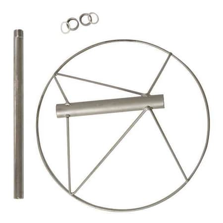 Safety Flag Co Windsock Hardware, Black, Metal, 8 in Length WS10HW