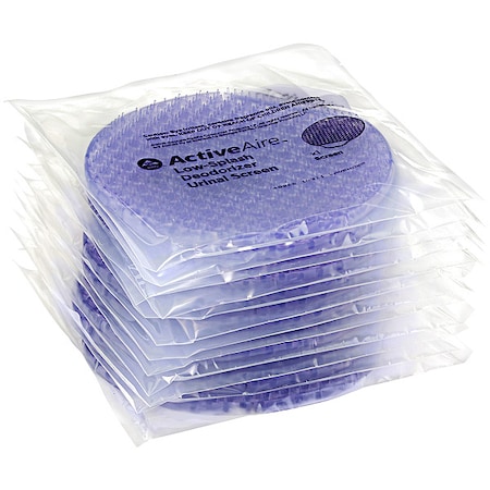 Georgia-Pacific Urinal Screen, 2.8" W, Lavender, PK12 48262