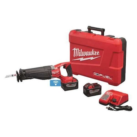 Milwaukee Tool M18 FUEL™ SAWZALL® 18V Cordless Reciprocating Saw Kit w/ ONE KEY® (2 9.0Ah Batteries + Hard Case Bundle) 2721-22HD