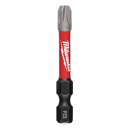 Milwaukee Tool Shockwave 2" Impact Pozidriv No. 3 Power Bit 48-32-4833