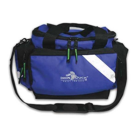 Iron Duck Trauma Bag, Nylon, 19 in L, 14 in W, Blue 32350-RB
