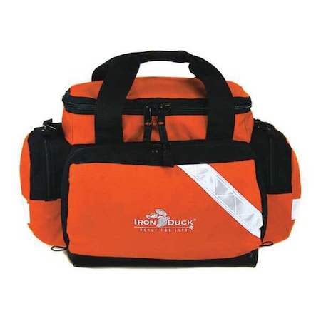 Iron Duck Trauma Bag, Nylon, 19 in L, 14 in W, Orange 32350-OR
