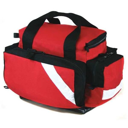 Iron Duck Trauma Bag, Nylon, 19 in L, 14 in W, Red 32350-RD
