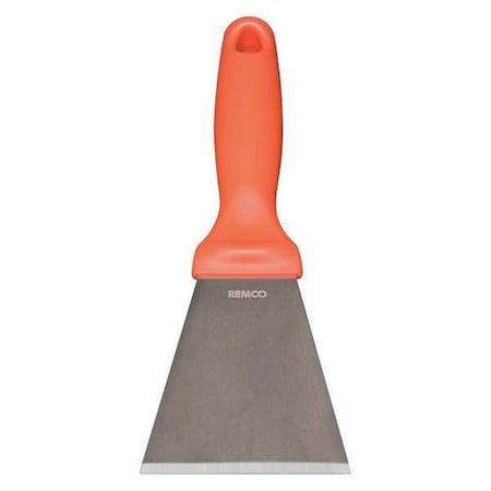 Remco Scraper, SS, 3" Blade W, Orange 69727