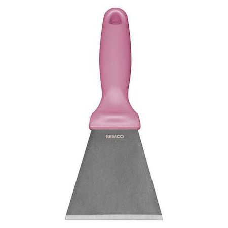 Remco Scraper, SS, 3" Blade W, Pink 69721