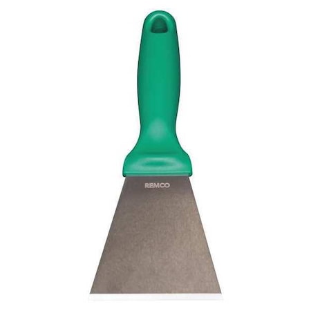 Remco Scraper, SS, 3" Blade W, Green 69722