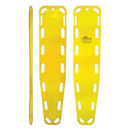 IRON DUCK Spineboard, Yellow, Speed Clip 35850-P-YL