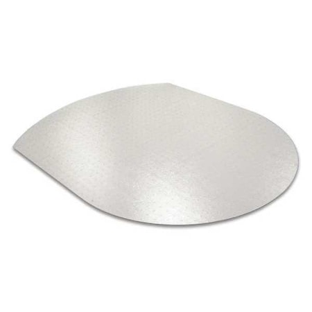 Floortex Chair Mat 38"x39", Nonagon Shape, Clear, for Hard Floor FC121001009R