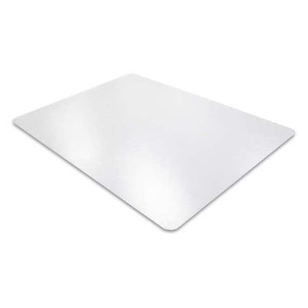 Floortex Chair Mat 46"x60", Rectangular Shape, Clear, for Hard Floor FCM121525ER