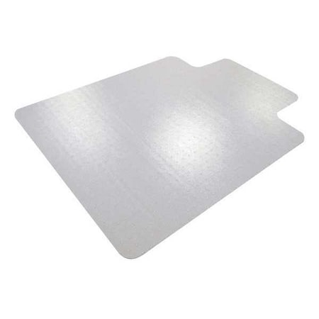 Floortex Chair Mat 60"x118", Rectangular Shape, Clear, for Hard Floor FR1215030019ER