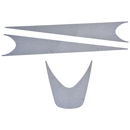 3M Hard Hat Label, For Use With H-700 hard hats, H-800 hard hats Silver, 20 PK H-SR-S