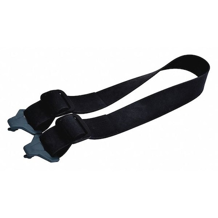 3M Eyewear Strap, Black, 6 in Length, Neoprene, Clip Attachment GG500-NeoStrap