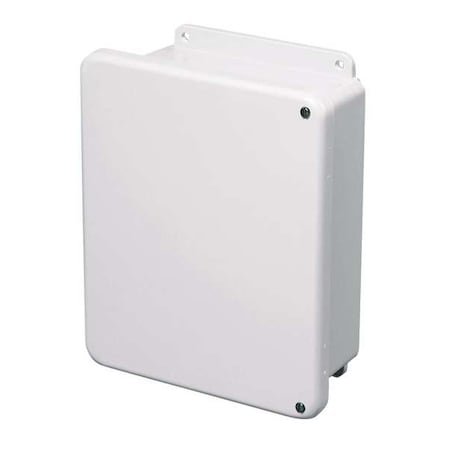 Wiegmann Captive Screws Electrical Enclosures, 15.60 in H, 7.45 in D, 14 in W, 1, 12, 3R, 4X, 6P, Fiberglass HW-WHJ161406CHSC