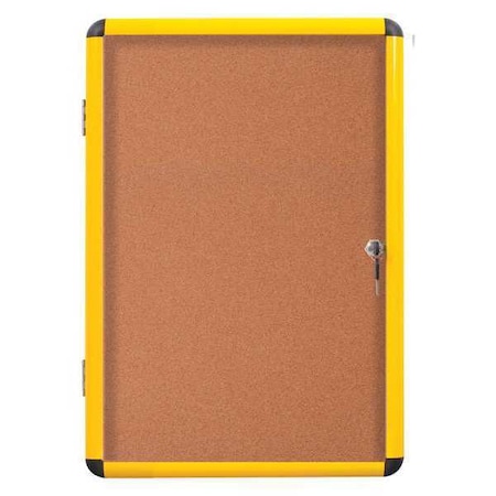 Mastervision Enclosed Cork Bulletin Board 38"W x 47"H VT9501611511