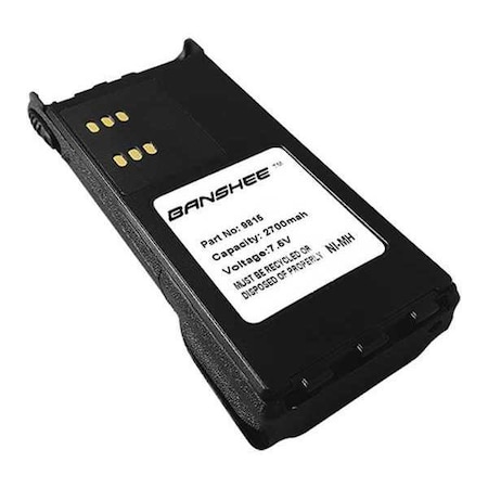 Banshee Battery Pack, Fits Motorola, 7.5V QMB-9815-2700